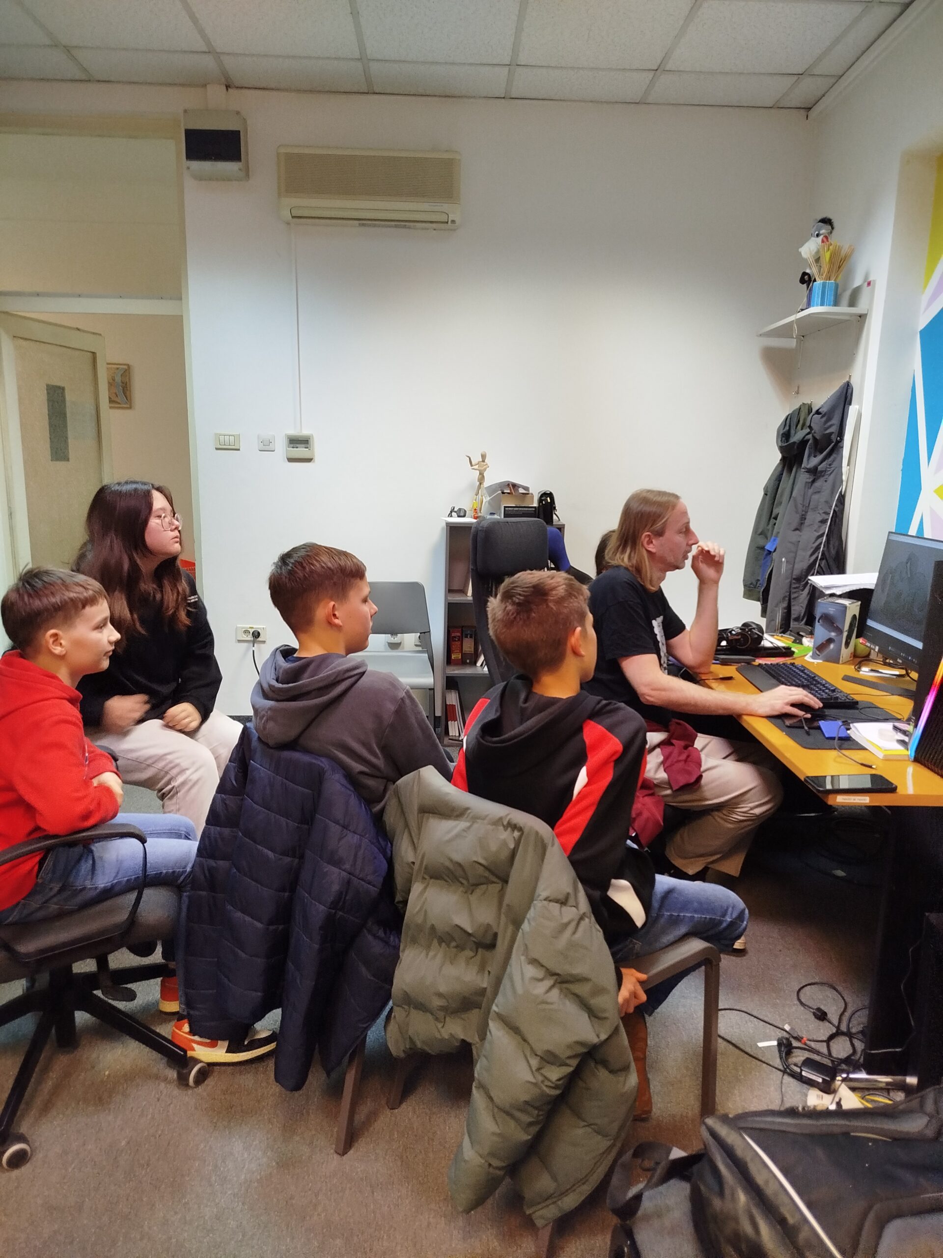 Filmska školica u prostorijama Kinokluba Karlovac